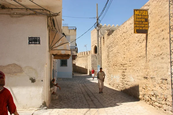 Prachtig Uitzicht Arabische Oude Binnenstad Straat — Stockfoto