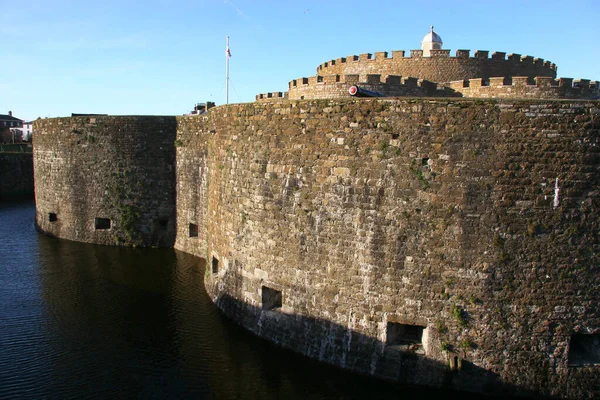 Ancient Marine Fortress Building Bright Sunlight — Stock Photo, Image