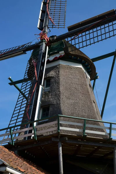Historisch Nog Werkende Windmolen Voor Het Zagen Van Boomstammen Die — Stockfoto