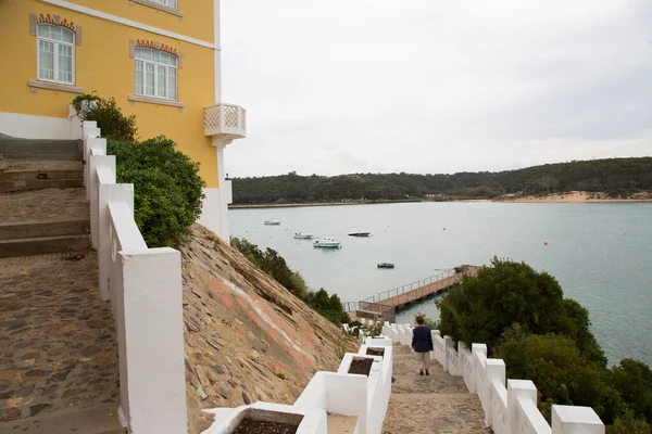 Liten Stad Nära Floden Mira Sydvästra Alentejo Portugal — Stockfoto