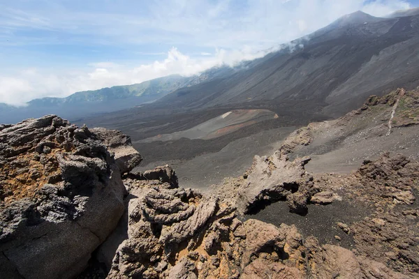 Pintoresca Vista Hermosa Escena Volcánica Montañosa —  Fotos de Stock