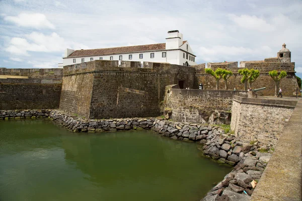 Vista Antigua Fortaleza Medieval Ciudad — Foto de Stock