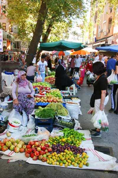 Pessoas Mercado Rua Aberto — Fotografia de Stock