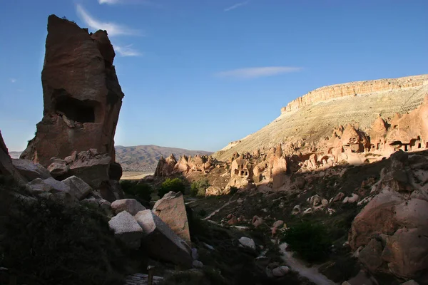 Gyönyörű Táj Völgyben Istenek Cappadocia Pulyka — Stock Fotó