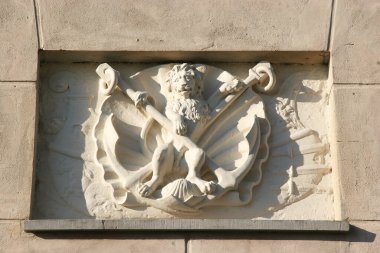 Bir binanın dış cephesinin ayrıntıları