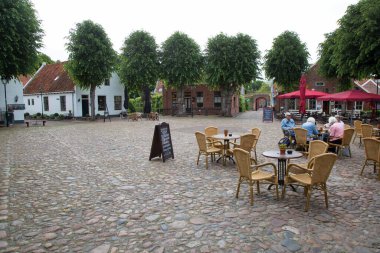 Hollanda 'da küçük bir köyün mahallesi.