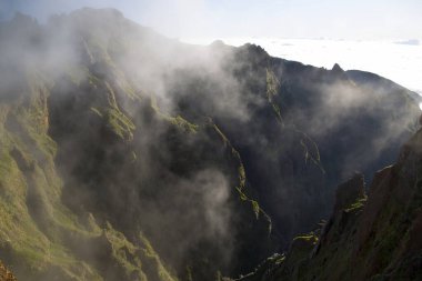 Dağların güzel manzarası