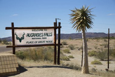 Augrabies ulusal park girişine düştü