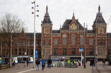 Şehrin sokak manzarası 