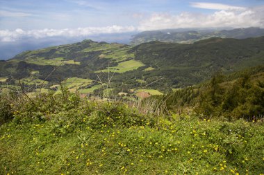 Dağların güzel manzarası
