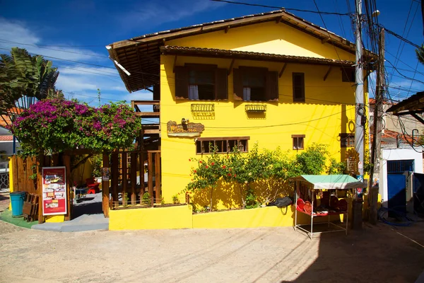 Hermosa Vista Los Alrededores Pueblo Tropical Costero — Foto de Stock