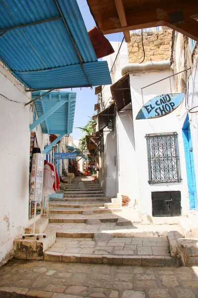 Vista Para Rua Árabe Cidade Velha — Fotografia de Stock