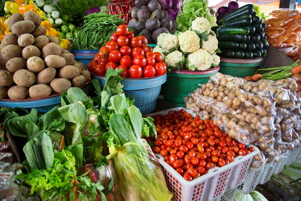 Verduras Frescas Mercado — Foto de Stock