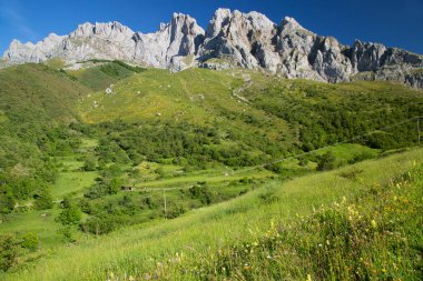 Dağların güzel manzarası