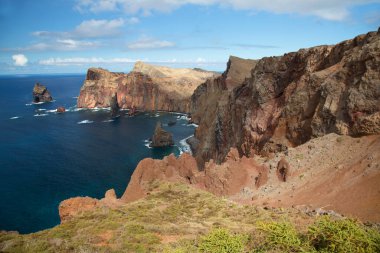 Deniz kıyısının güzel manzarası