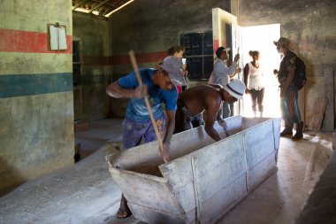 Eski sanayi fabrikasının içi