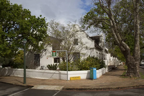 Fazendas Coloniais Holandesas Históricas Típicas Casa Nas Ruas Uma Cidade — Fotografia de Stock