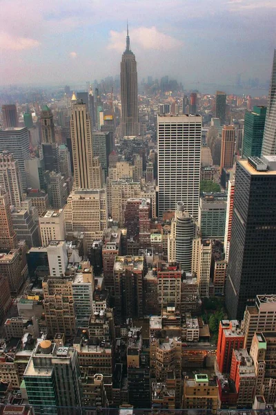 Aerial View New York City Architecture — Stockfoto