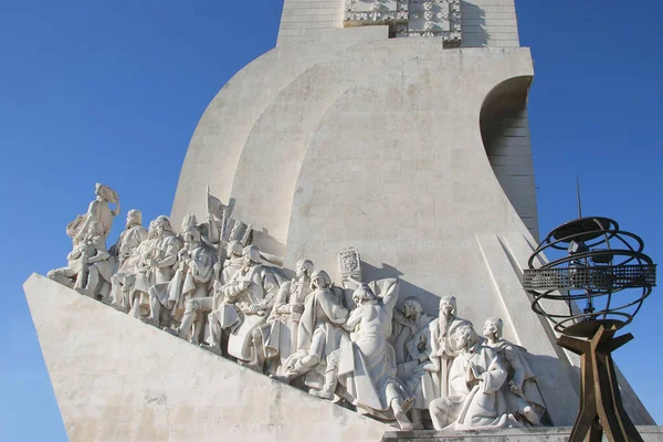 Padrao Dos Descobrimentos Felfedezések Emlékműve Lisszabon Portugália — Stock Fotó