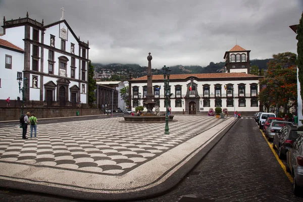 Blick Auf Den Rathausplatz Portugal — Stockfoto