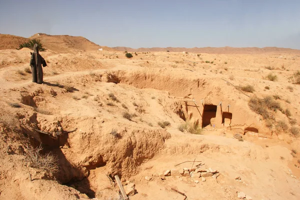 Fas 'taki eski kasabanın çevresi.