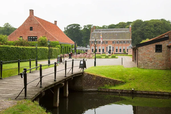 Menkemaborg Hollanda Nın Groningen Kentindeki Uithuizen Köyünde Yer Alan Bir — Stok fotoğraf