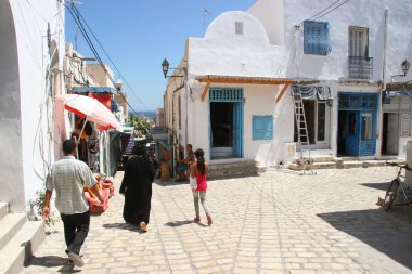 Arap mahallesinin güzel manzarası
