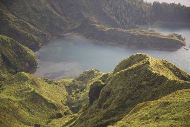 Dağların güzel manzarası