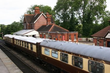 Şehirdeki tren istasyonu.