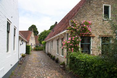 Hollanda 'da küçük bir köyün mahallesi.