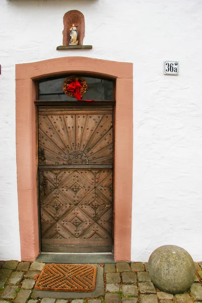 Vieja Puerta Madera Casa — Foto de Stock