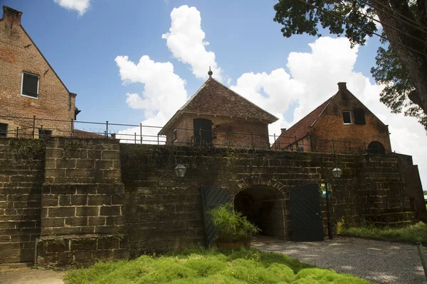 Historische Koloniale Versterkte Nederzetting Met Militaire Kazerne Kantoren Woningen Vorm — Stockfoto