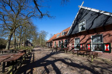 Sevimli köy evleri, ev manzarası, kasaba manzarası. 