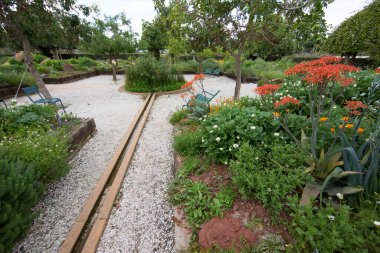 Avustralya 'da güzel bir bahçe manzarası