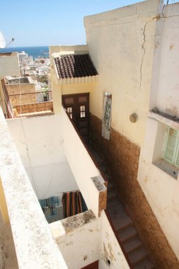 Eski Arap kasabasının güzel manzarası 