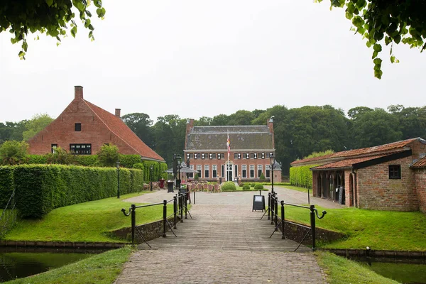 Menkemaborg Castello Nel Villaggio Uithuizen Groningen Nei Paesi Bassi — Foto Stock