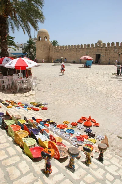 Uitzicht Arabische Oude Stad Straat Markt — Stockfoto