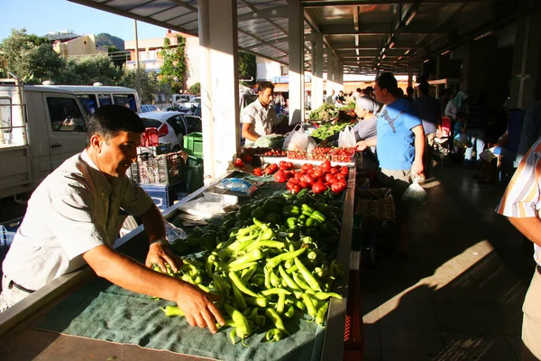 Mercado Callejero Tradicional Ciudad — Foto de Stock