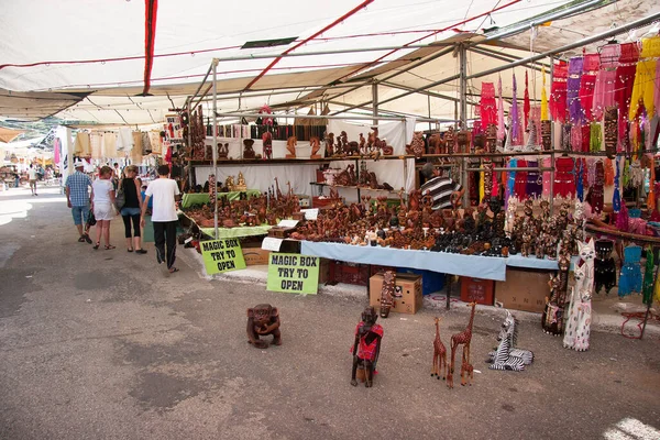 Tradizionale Mercato Strada Città — Foto Stock