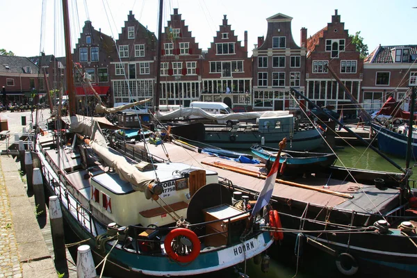 Amsterdam Hollanda Eski Şehrin Şehir Merkezinin Manzarası — Stok fotoğraf