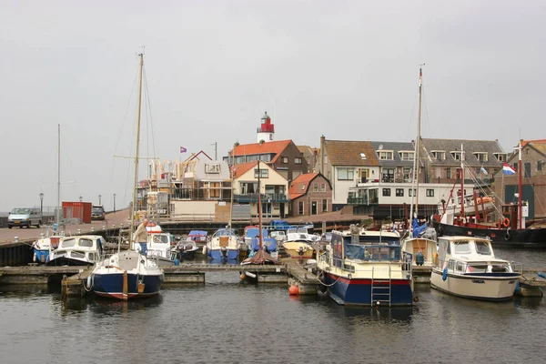 Hamn Med Båtar Europeiska Staden — Stockfoto