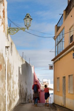 Şehrin sokak manzarası