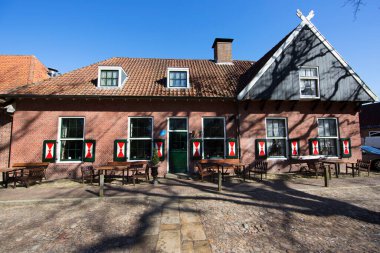 Sevimli köy evleri, ev manzarası, kasaba manzarası. 