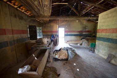 Eski sanayi fabrikasının içi