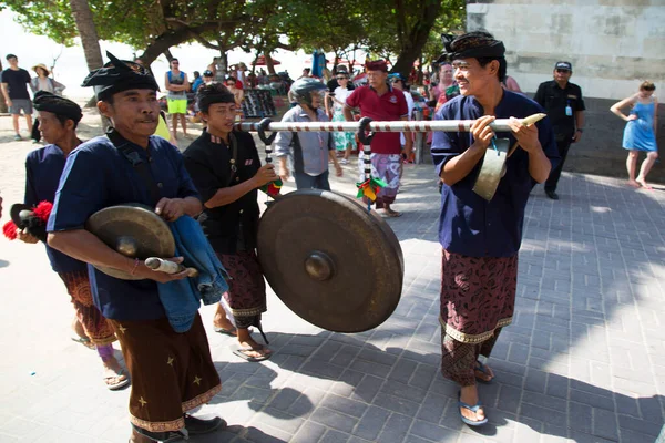 Människor Som Firar Traditionell Thai Semester Gatan Resor Skott — Stockfoto
