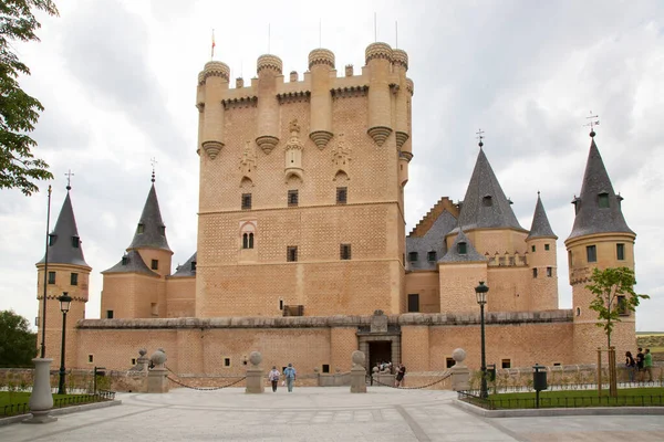 View Medieval Castle Alczar Segovia — Stock Photo, Image