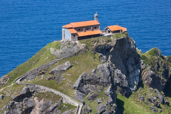 Gaztelugatxe Islet Coast Biscay Belonging Municipality Bermeo Basque Country — Stock Photo, Image