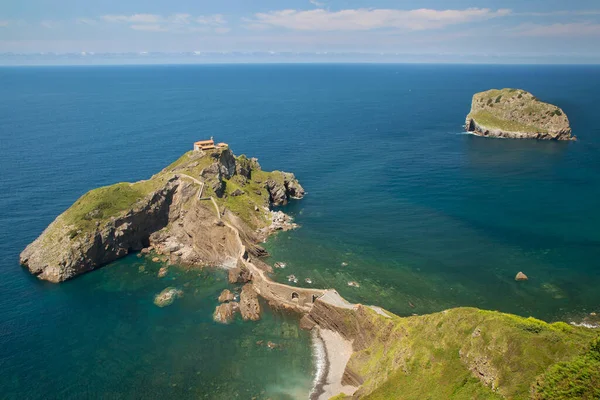 Gaztelugatxe Ist Eine Kleine Insel Der Küste Der Biskaya Die — Stockfoto
