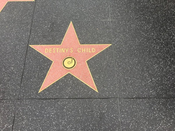 Destiny Child Star Hollywood Walk Fame — Stock Photo, Image