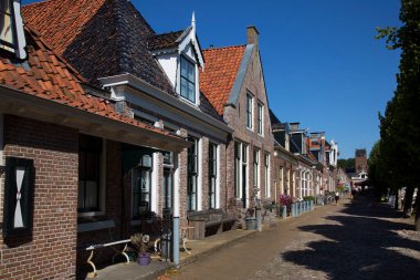 Güzel ortaçağ mimarisinin manzarası